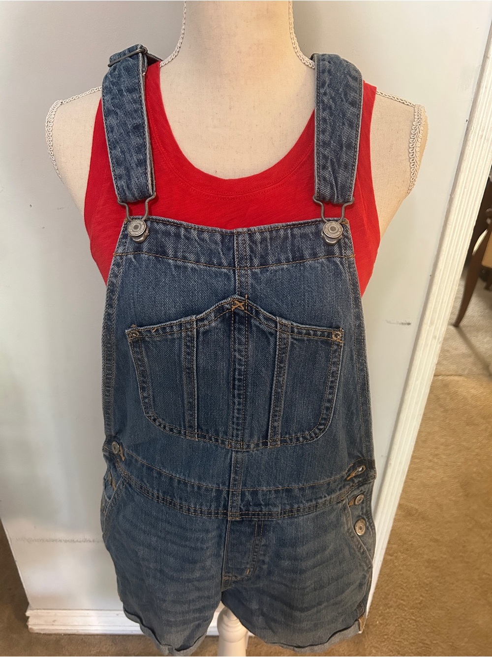 Old Navy Denim Short Overalls